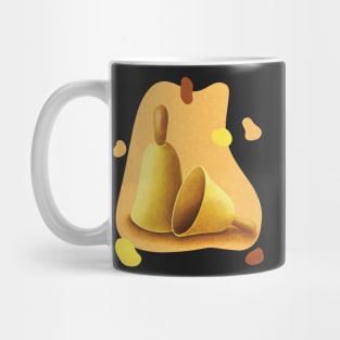 Minimalistic Pair of Handbells Illustration Mug